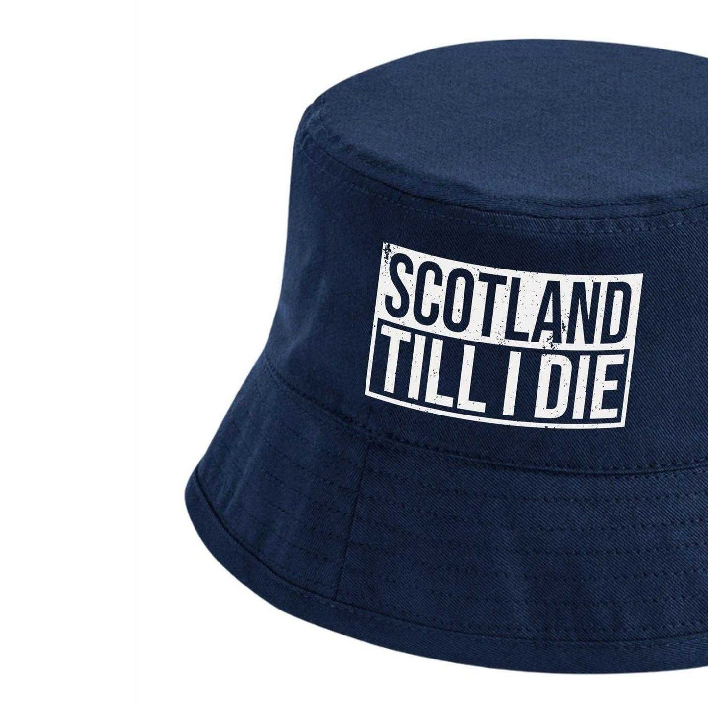 Blue-White - Side - Sport Direct Scotland Till I Die Bucket Hat