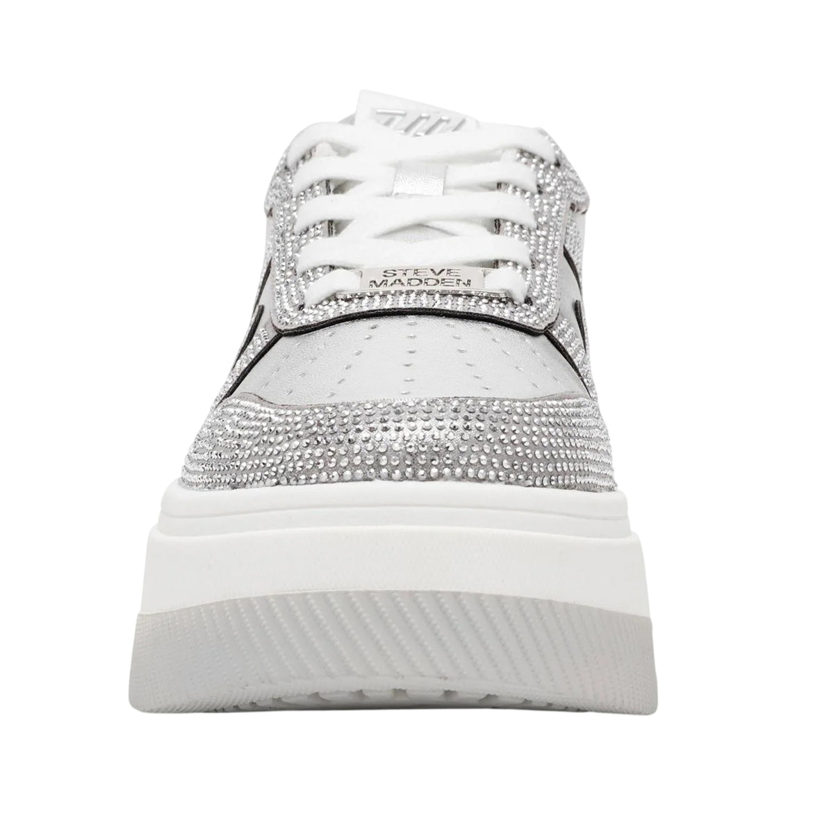 Silver - Close up - Steve Madden Womens-Ladies Dynamo Trainers