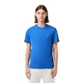 Blue - Lifestyle - Lacoste Mens Logo Cotton Jersey Stripes T-Shirt