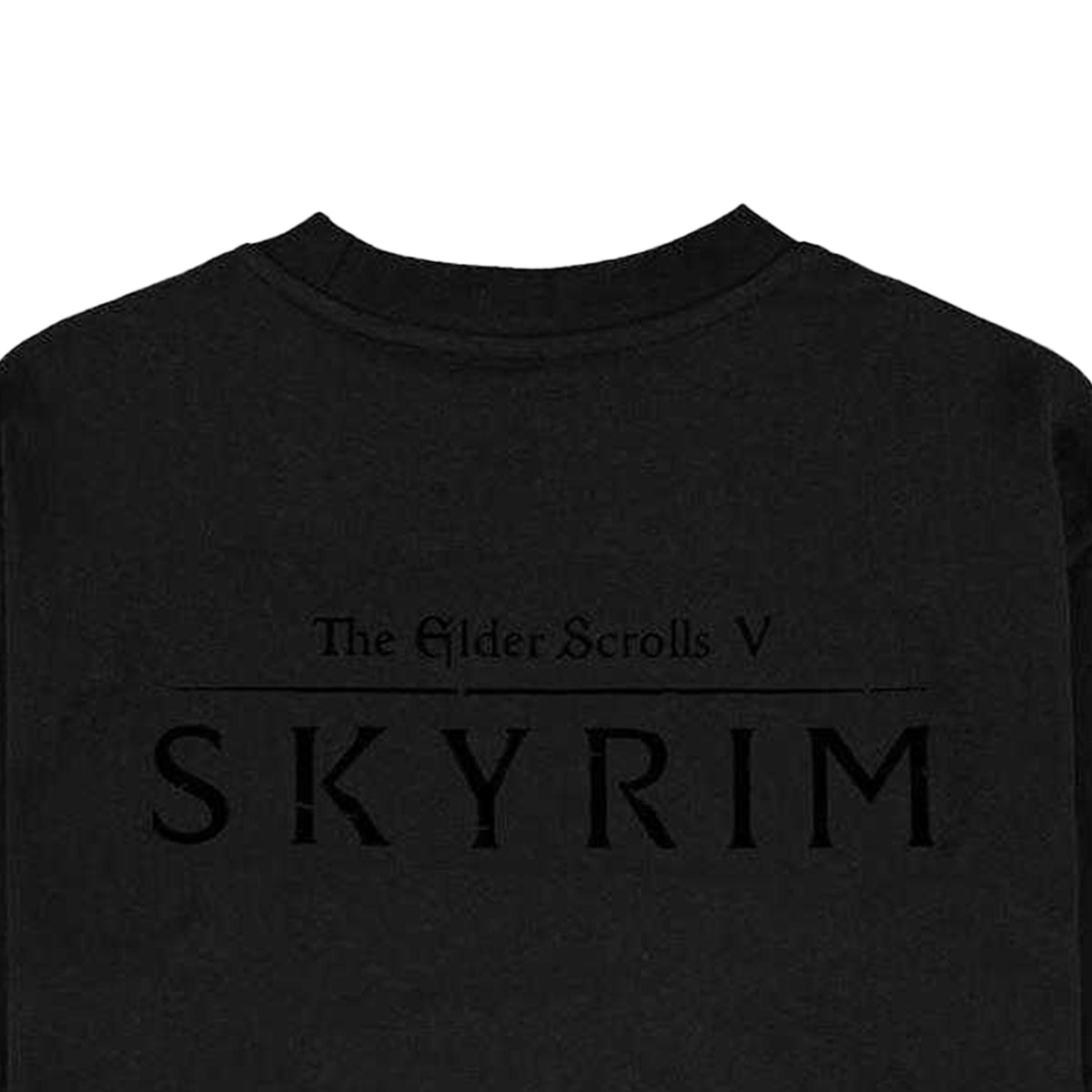 Black - Lifestyle - Difuzed Mens Skyrim Regular T-Shirt