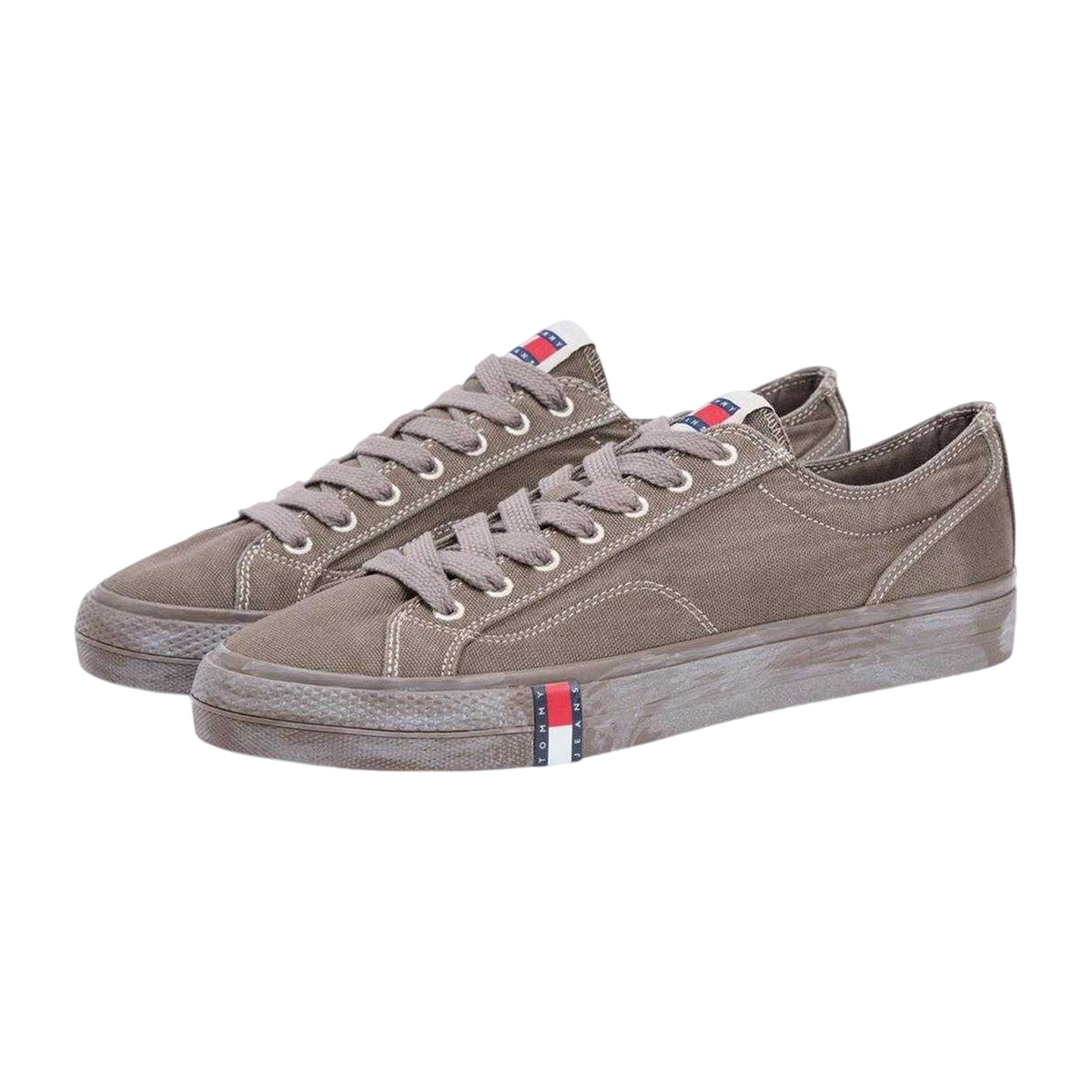 Dusty Brown - Lifestyle - Tommy Jeans Mens Court Trainers