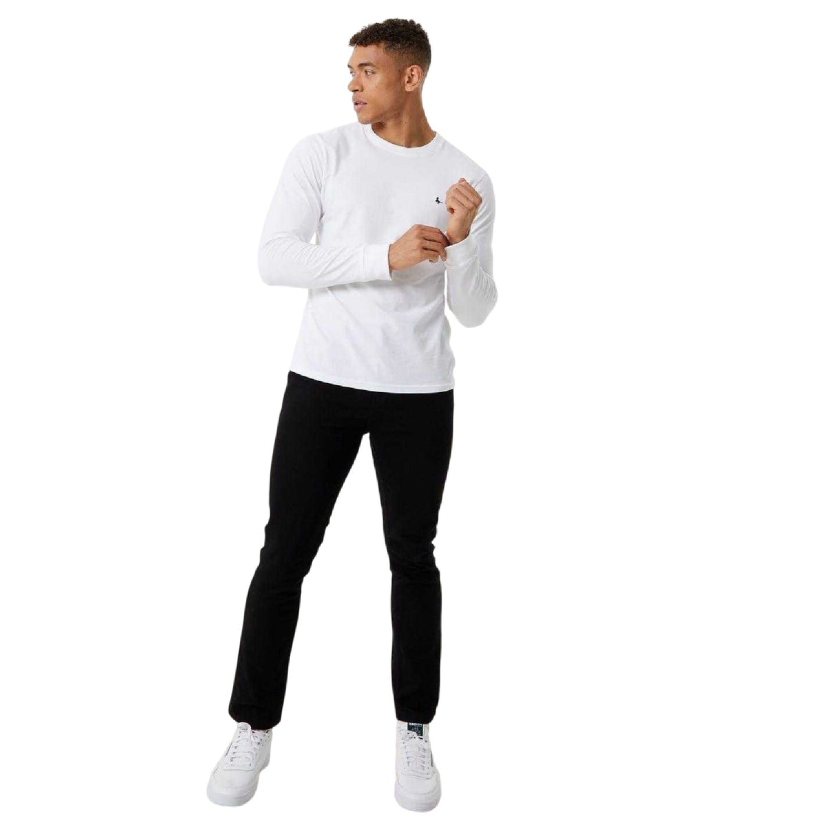 Black - Pack Shot - Jack Wills Mens Denim Plain Slim Jeans