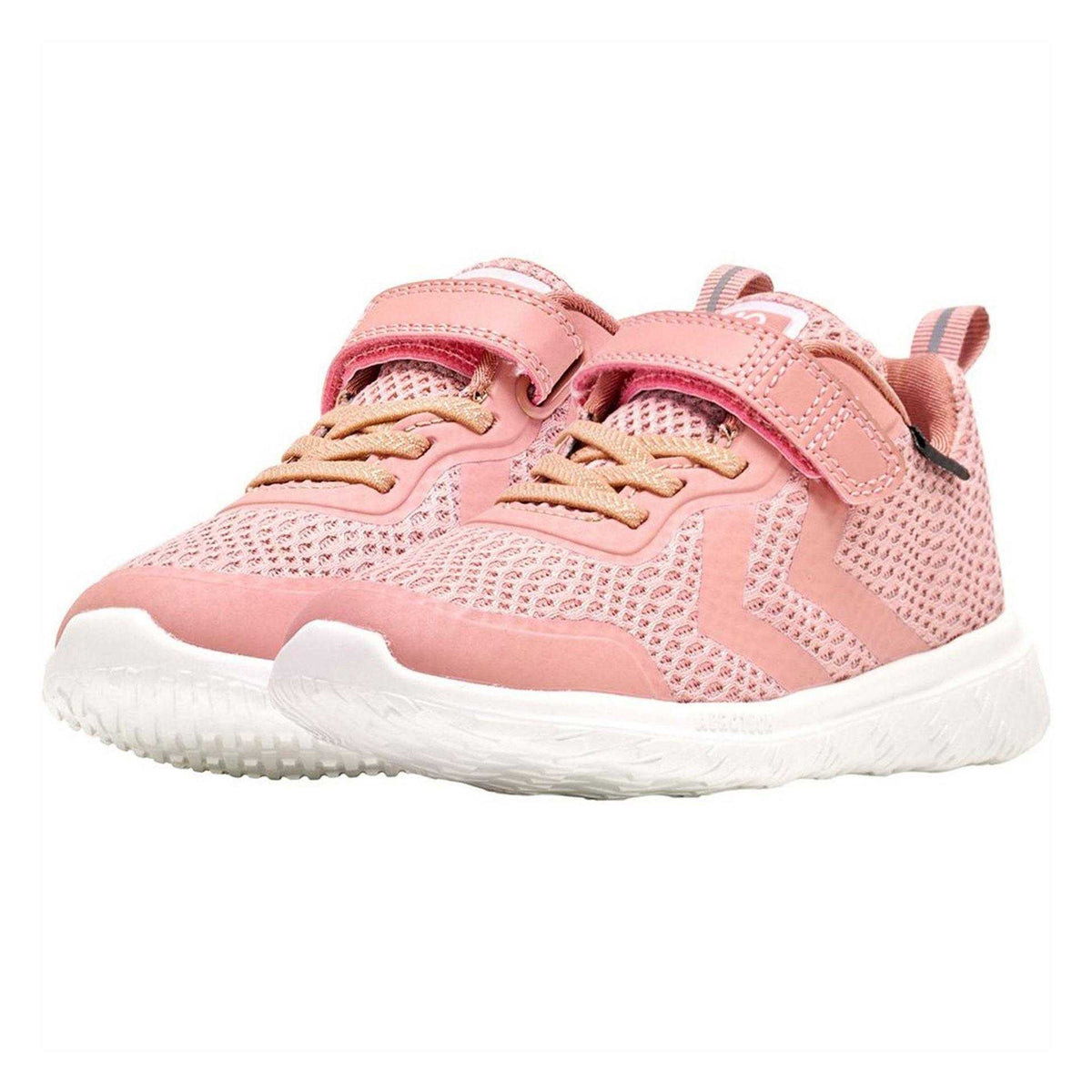 Pink-White - Lifestyle - Hummel Childrens-Kids Actus Tex Trainers