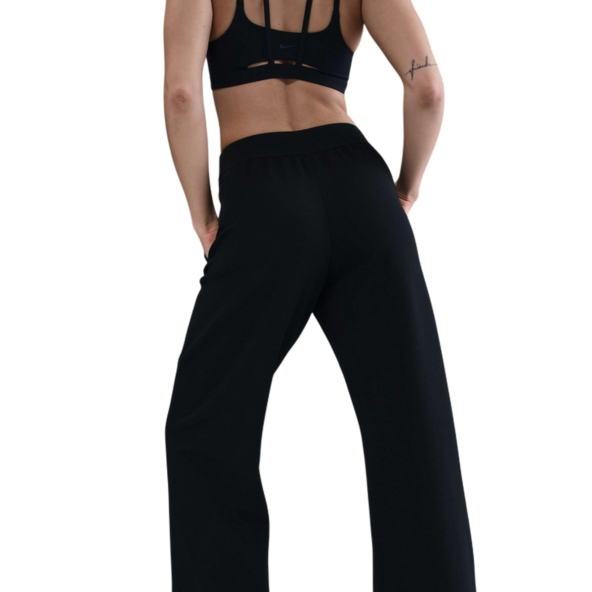 Black-Anthracite-Smoke Grey - Lifestyle - Nike Womens-Ladies Flared Flared Trousers