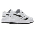 White-Black - Back - Reebok Childrens-Kids BB 4000 II Leather Trainers