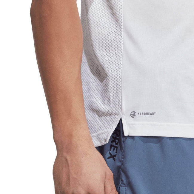 White - Lifestyle - Adidas Mens Terrex Agravic Trail Running T-Shirt