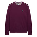 Berry - Front - Weekend Offender Mens Vega Crew Neck Sweatshirt