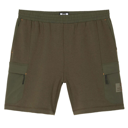 Green - Front - Weekend Offender Mens Caleta Technical Shorts