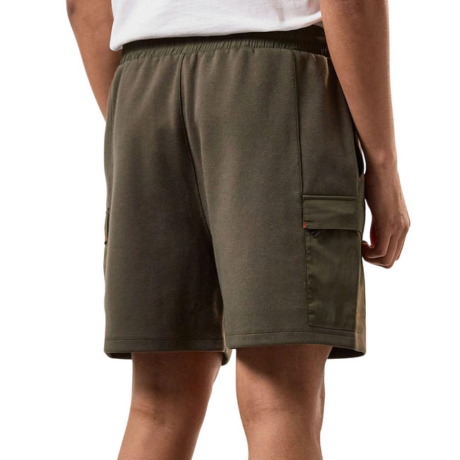 Green - Back - Weekend Offender Mens Caleta Technical Shorts