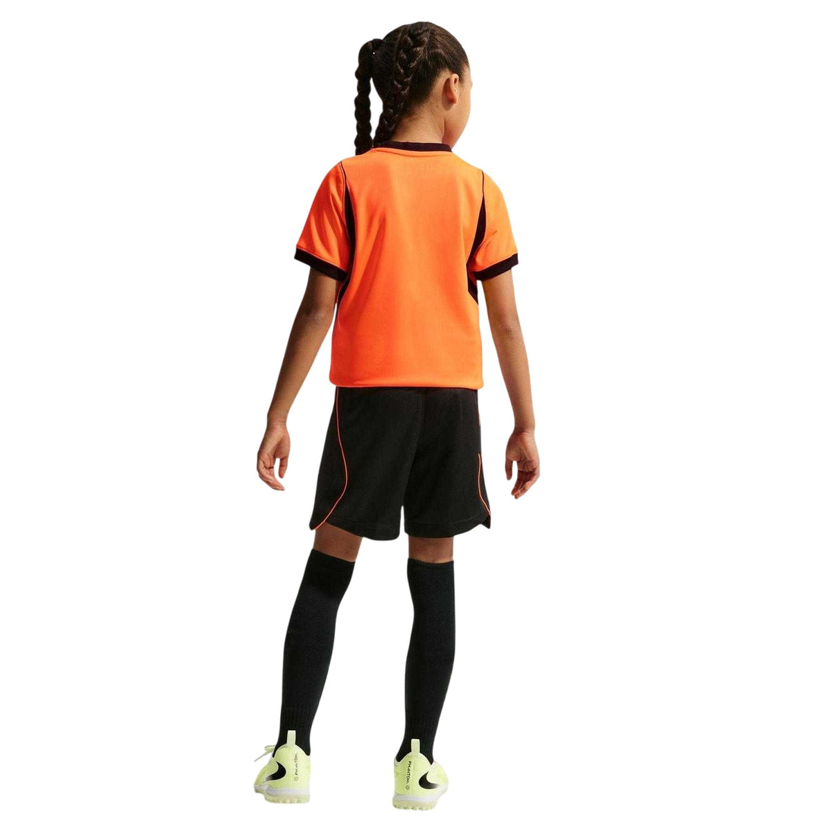 Black-Red - Pack Shot - Nike Childrens-Kids Fifa World Cup 2026 Netherlands FC Football Shorts
