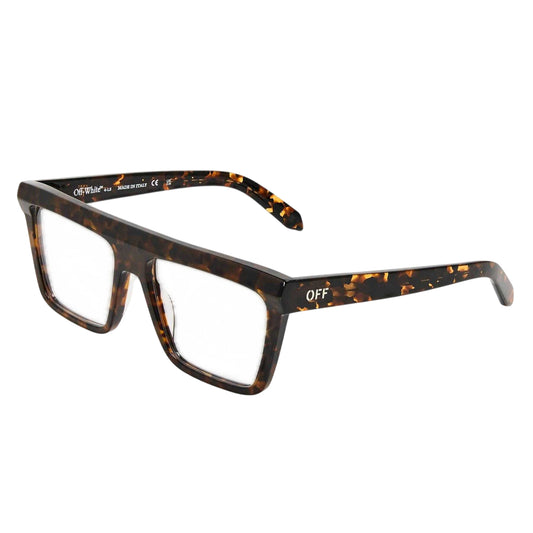 Havana - Front - Off White Style 83 Square Tortoise Shell Glasses