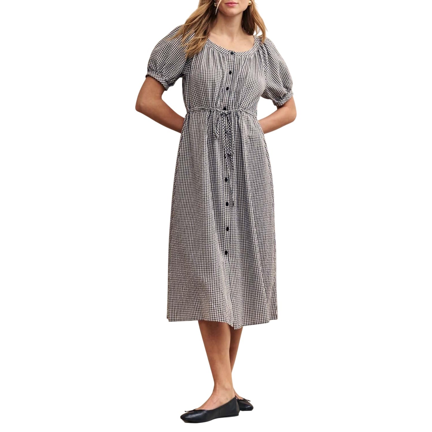 Black-White - Lifestyle - Nobody´s Child Womens-Ladies Jade Midi Dress