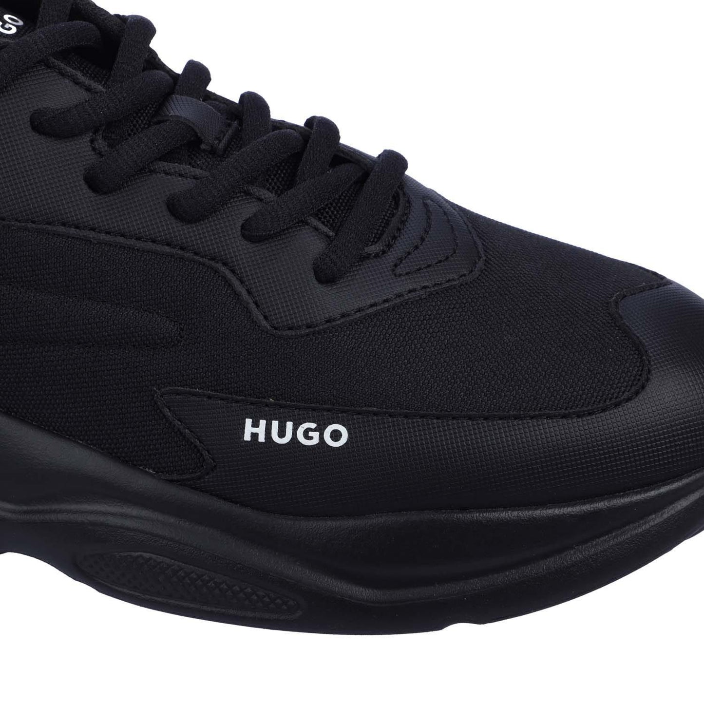 Black - Pack Shot - Hugo Womens-Ladies Leon Running Trainers