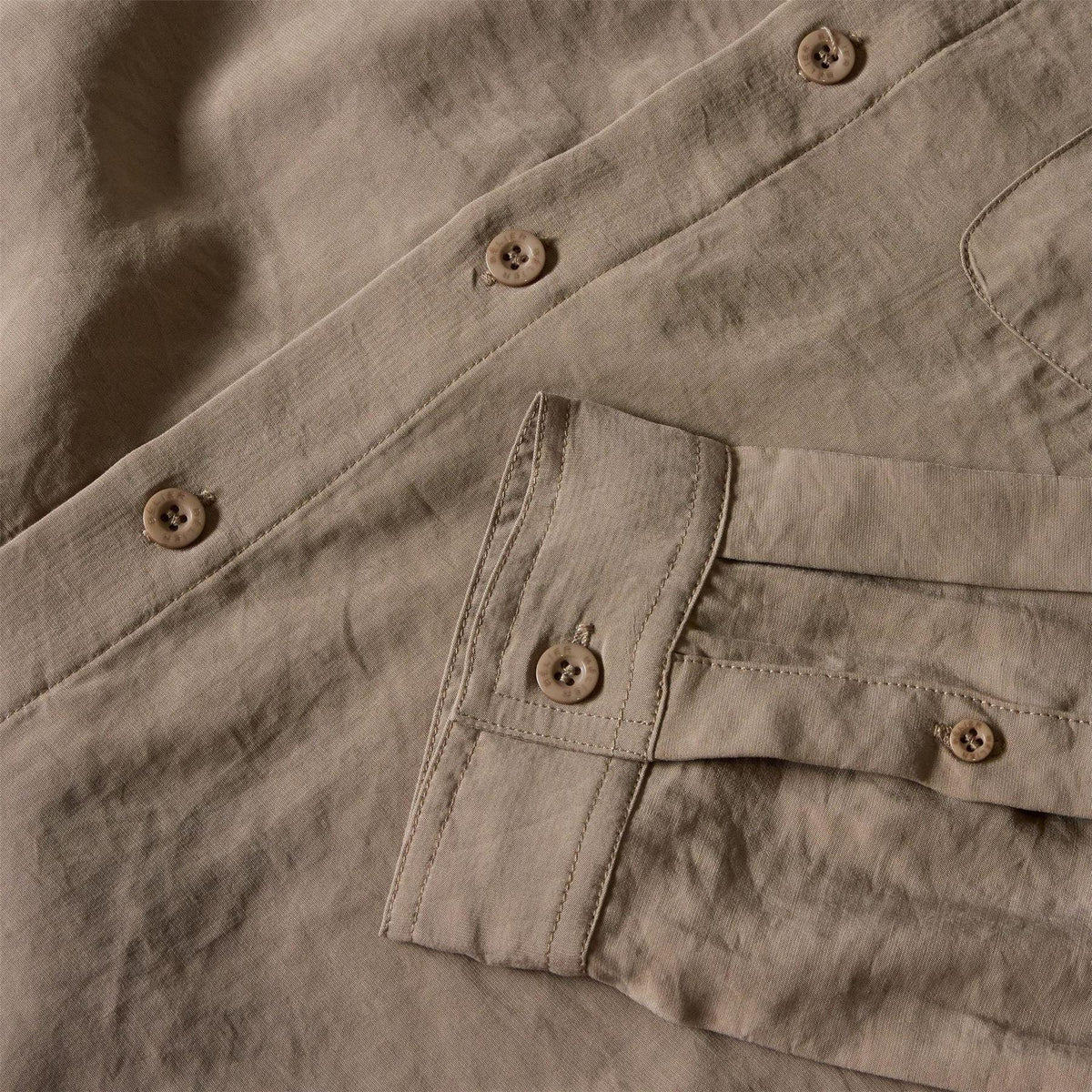 Taupe - Lifestyle - Belier Mens Pocket Long-Sleeved Shirt