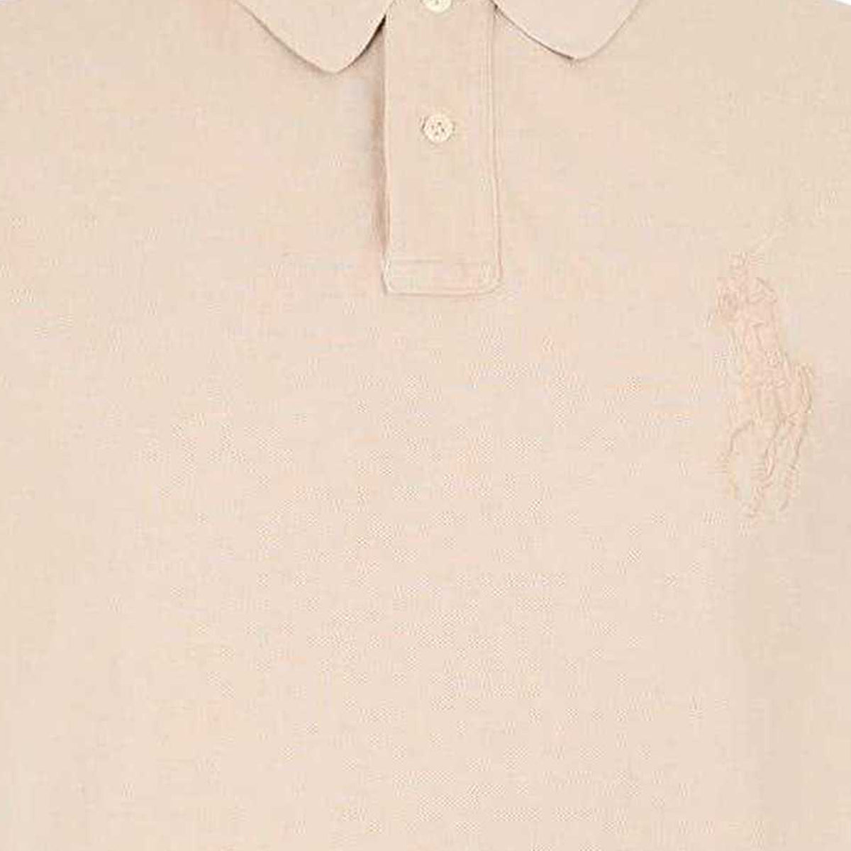 Stone Grey - Lifestyle - Ralph Lauren Mens Slim Short-Sleeved Polo Shirt