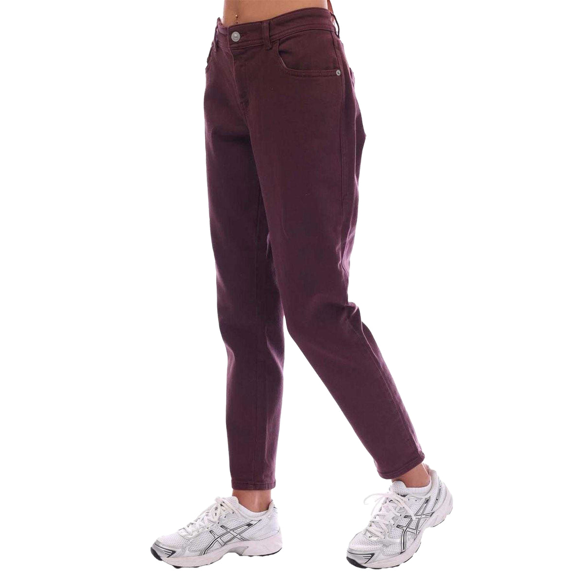 Red - Side - Diesel Womens-Ladies Slandy Cotton Denim Super Skinny Jeans