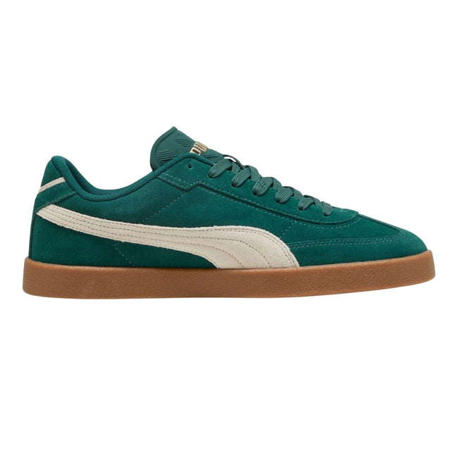 Green-White - Back - Puma Unisex Adult Club II Era Suede Trainers