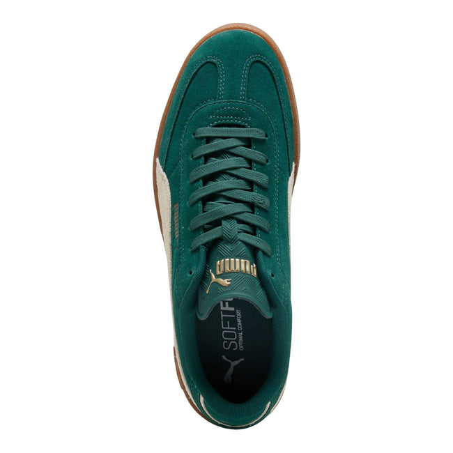Green-White - Lifestyle - Puma Unisex Adult Club II Era Suede Trainers