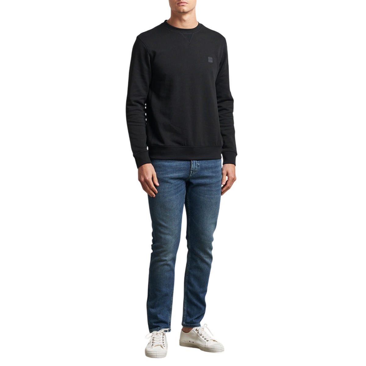 Medium Blue - Lifestyle - Boss Mens Delaware Denim Slim Jeans
