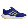 Lucid Blue-Grey-Spark - Side - Adidas Mens Ultrabounce Running Shoes