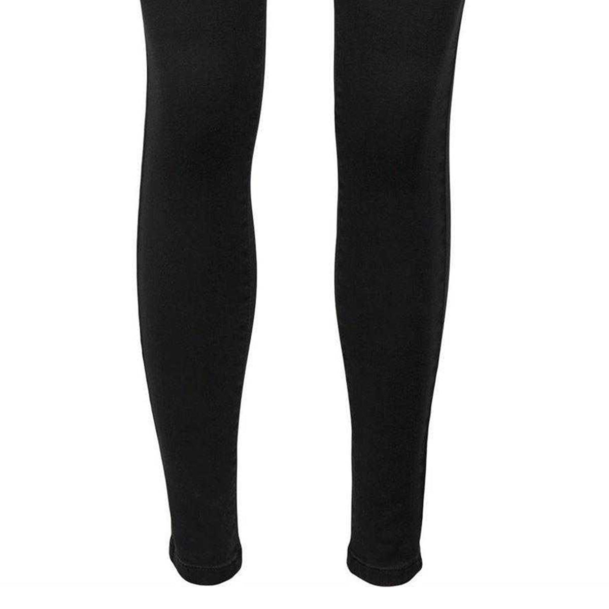 Black - Side - Vero Moda Womens-Ladies Denim High Rise Slim Jeans