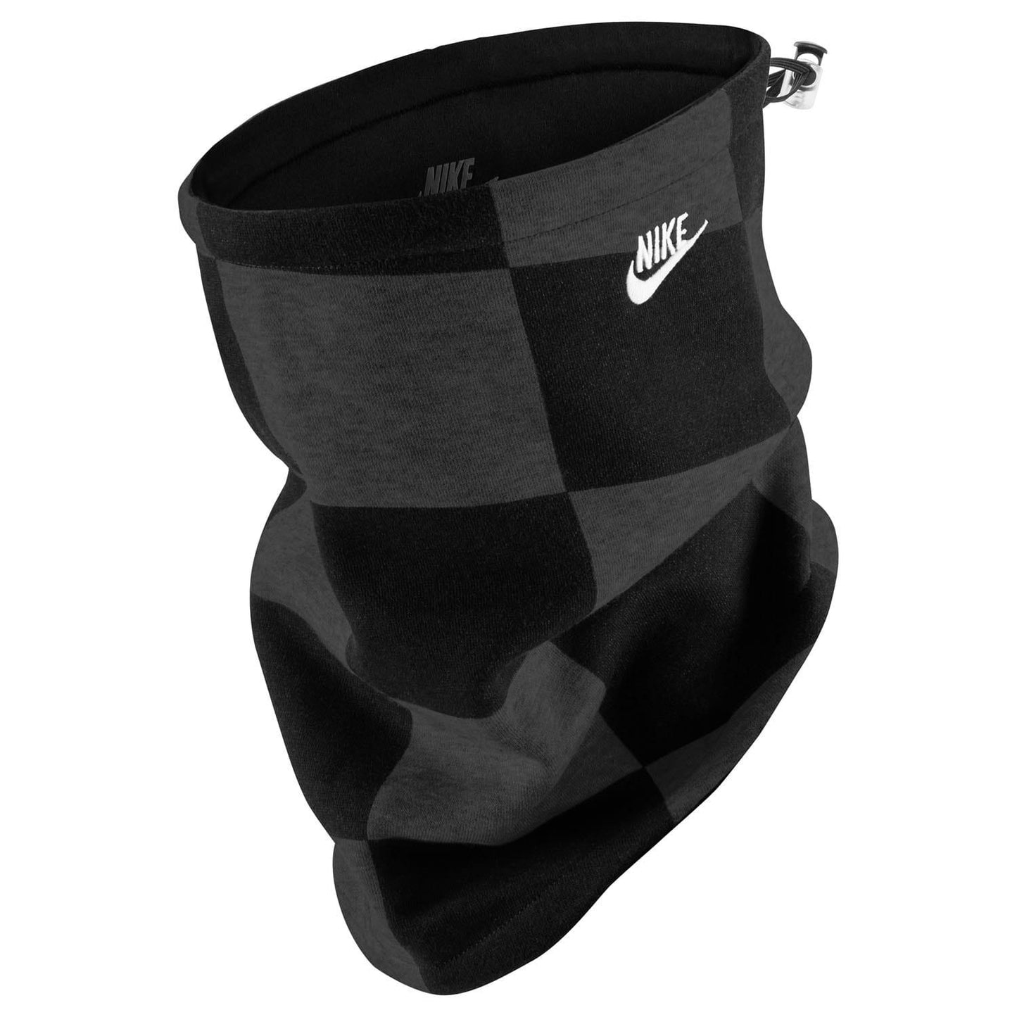 Black - Back - Nike Club Printed Fleece Reversible Neck Warmer