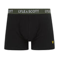 Black - Back - Lyle & Scott Mens Core Boxer Shorts (Pack of 3)