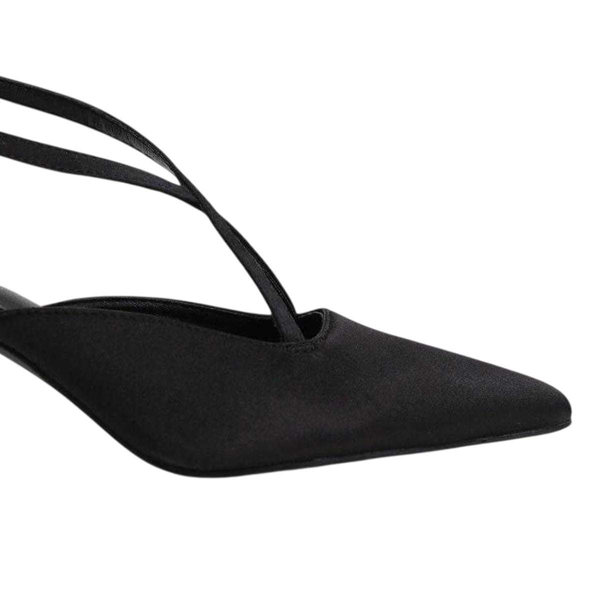 Black - Side - Where´s That From Womens-Ladies Raizel Sling Back Block Heel Pumps