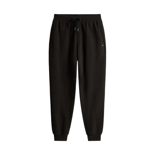 Black - Front - Tommy Hilfiger Mens Fleece Regular Joggers