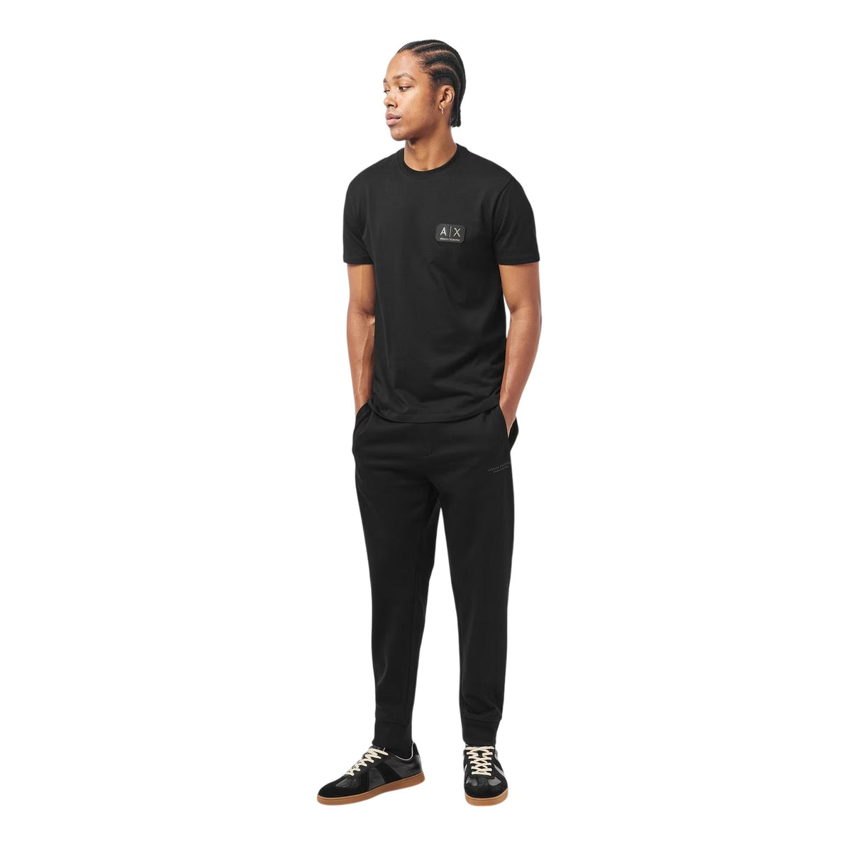 Black - Lifestyle - Armani Exchange Mens Slim Joggers