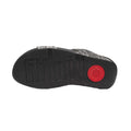 Black - Lifestyle - Fit Flop Womens-Ladies Lulu Shimmer Weave Sliders