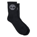 Black - Side - Timberland Mens Thermal Lightweight Crew Socks