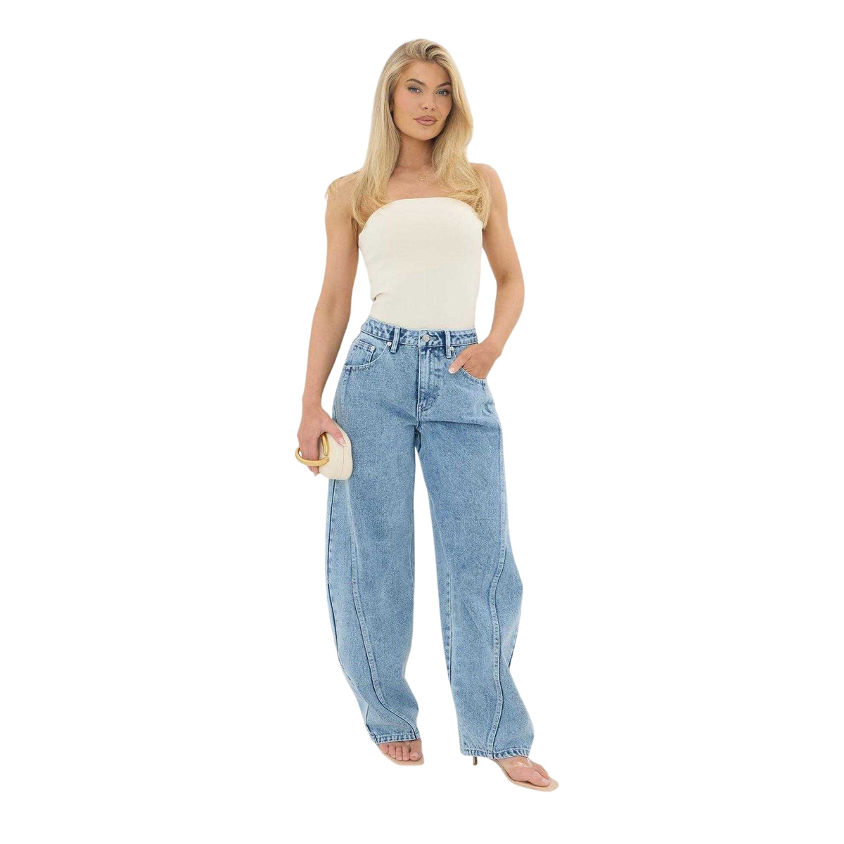 Light Wash - Lifestyle - I Saw It First Womens-Ladies Jeans
