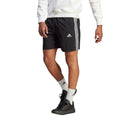 Black - Side - Adidas Mens Essentials Chelsea Aeroready 3 Stripes Shorts