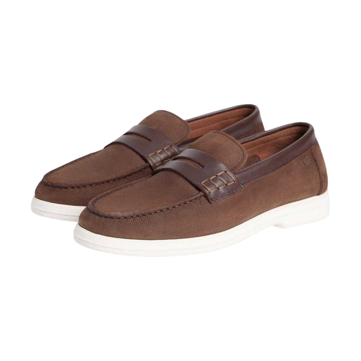 Brown - Lifestyle - Tommy Hilfiger Mens Nubuck Flat Trainers