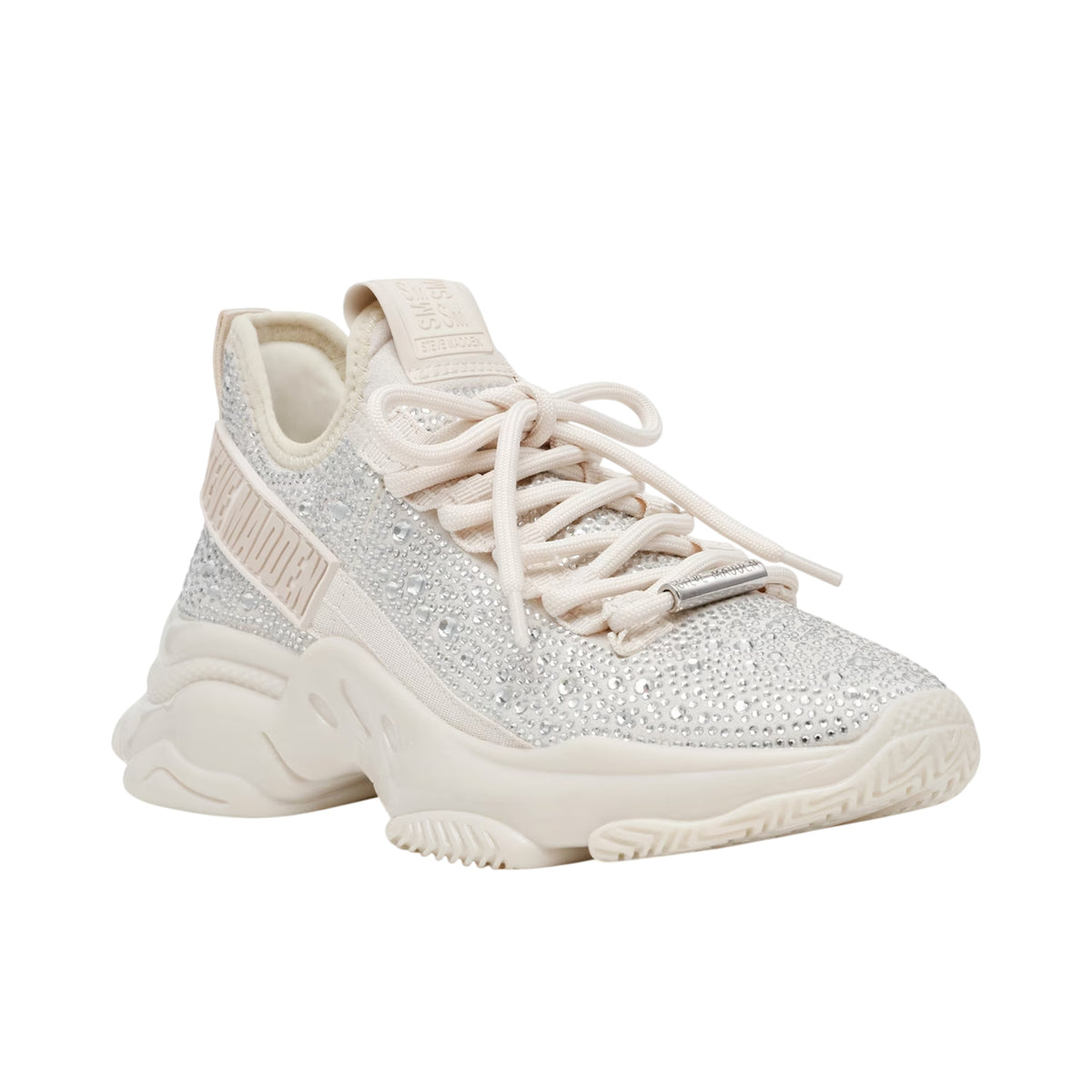 Coin - Lifestyle - Steve Madden Womens-Ladies Maxima-R Embellished Mesh Trainers