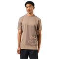 Brown - Close up - Weekend Offender Mens Ryan Tonal Prison T-Shirt