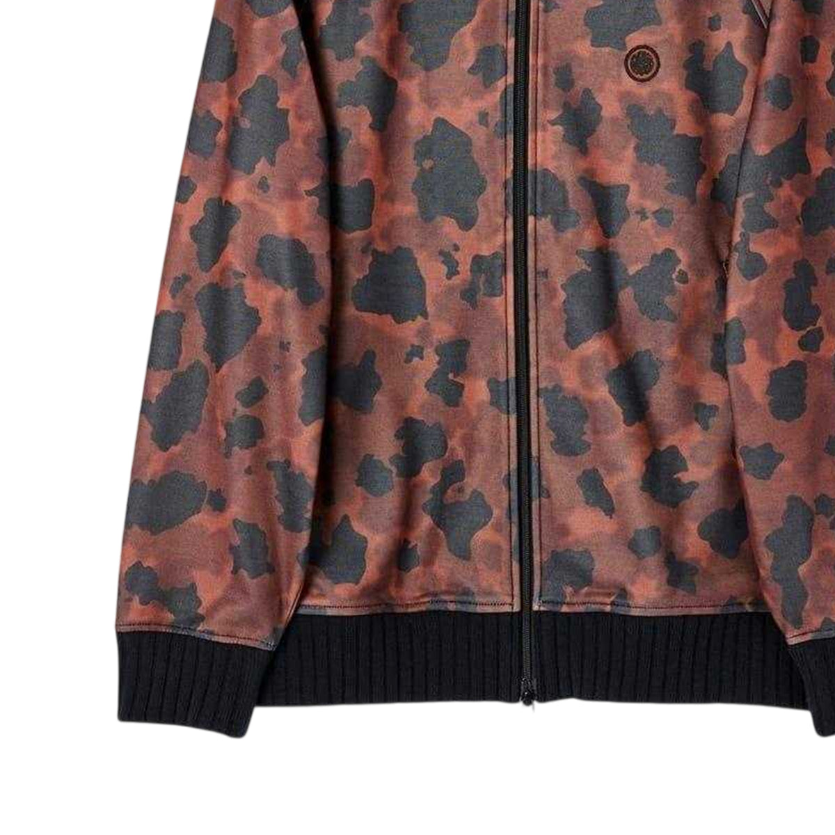 Brown Camo - Side - Pretty Green Mens Raglan Track Jacket