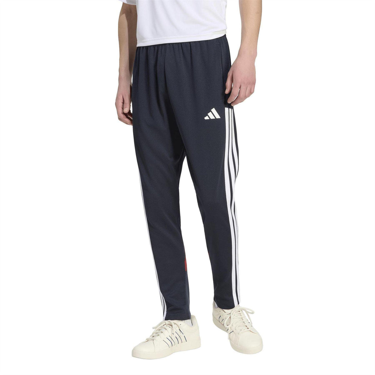 Navy-Red - Pack Shot - Adidas Mens Tiro 23 Tracksuit Bottoms