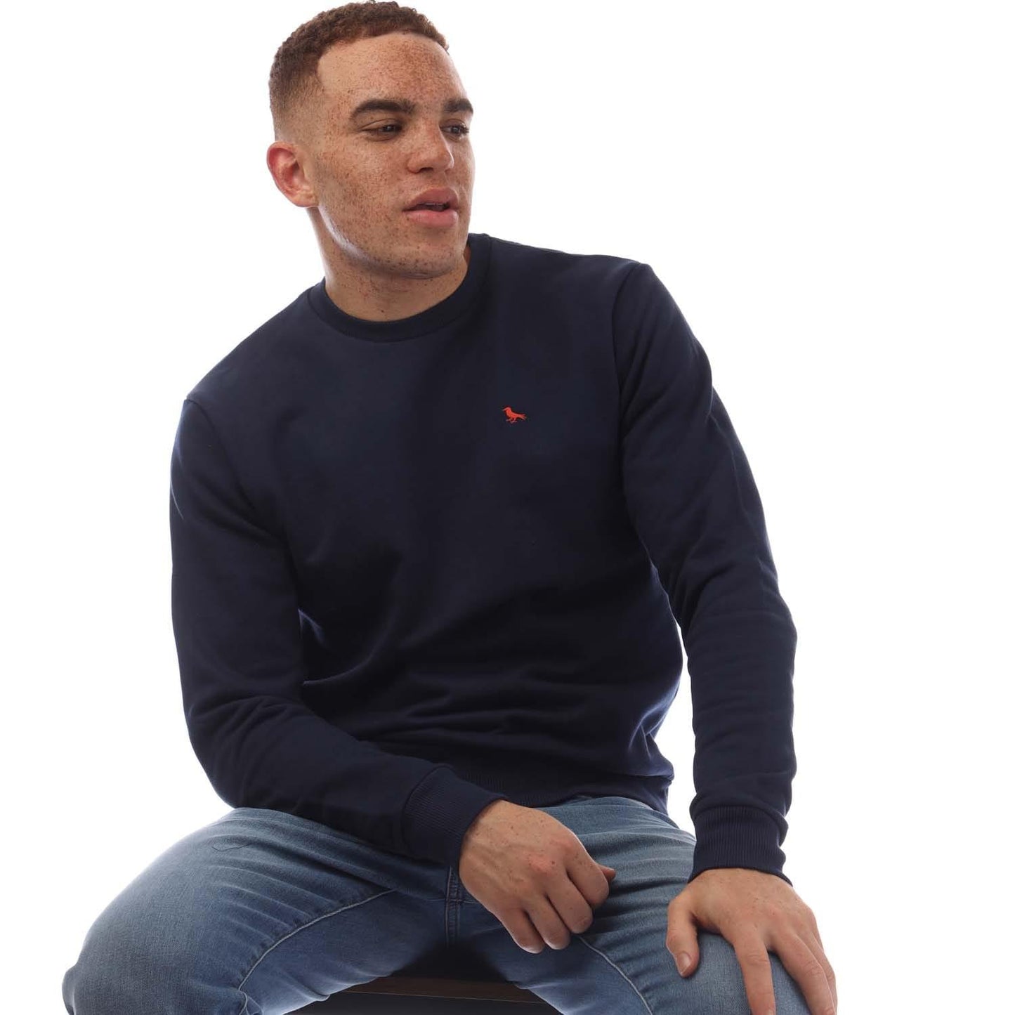 Navy - Pack Shot - Modern Amusement Mens Looff Sweatshirt
