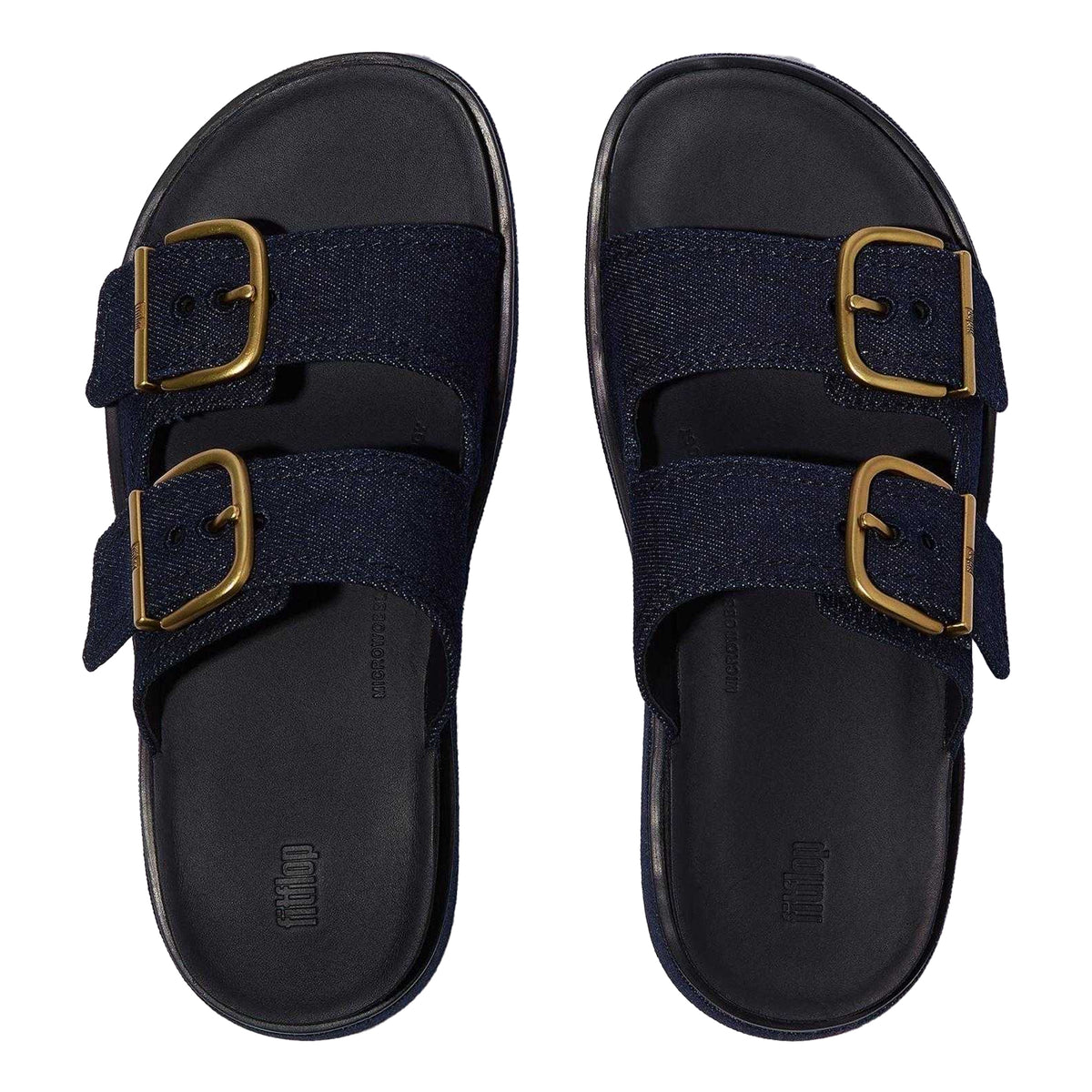 Dark Denim - Lifestyle - Fit Flop Womens-Ladies Gen-FF Leather Sandals