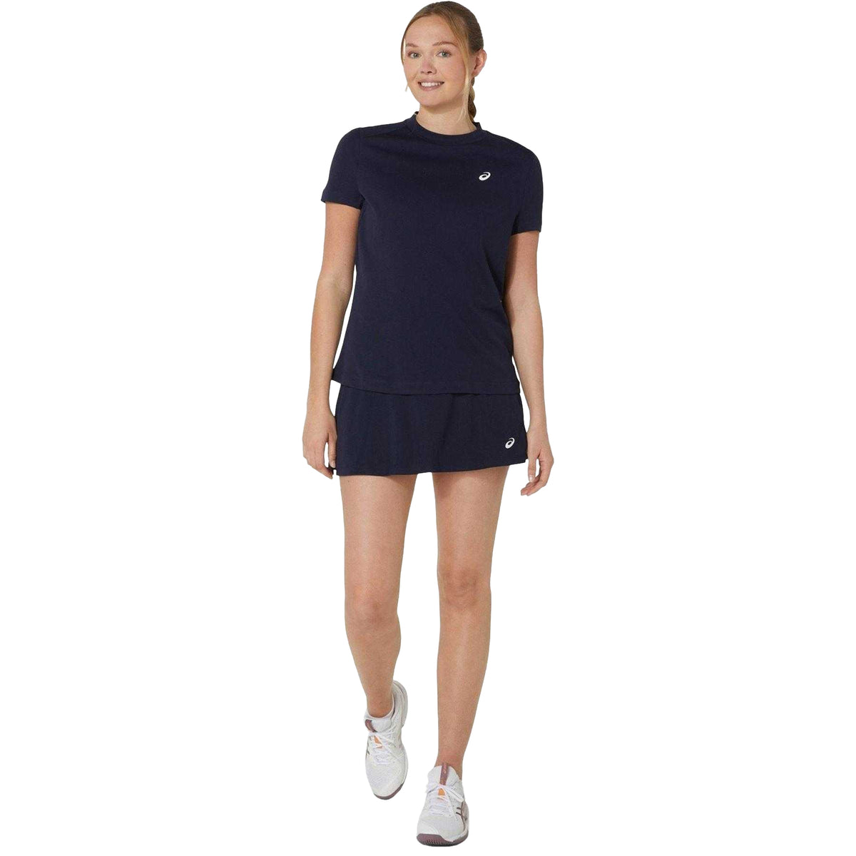 Midnight - Pack Shot - Asics Womens-Ladies Court Tennis Skirt