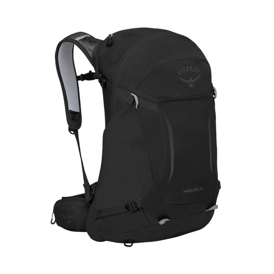 Black - Front - Osprey Hikelite Logo 28L Hiking Backpack
