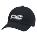 Black - Front - Under Armour Adjustable Branded Cap