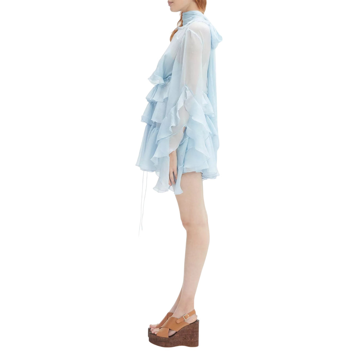 Soft Blue - Lifestyle - Bardot Womens-Ladies Anyssa Mini Dress