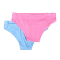 Blue-Pink - Back - Reebok Womens-Ladies Bonded Briefs (Pack of 2)