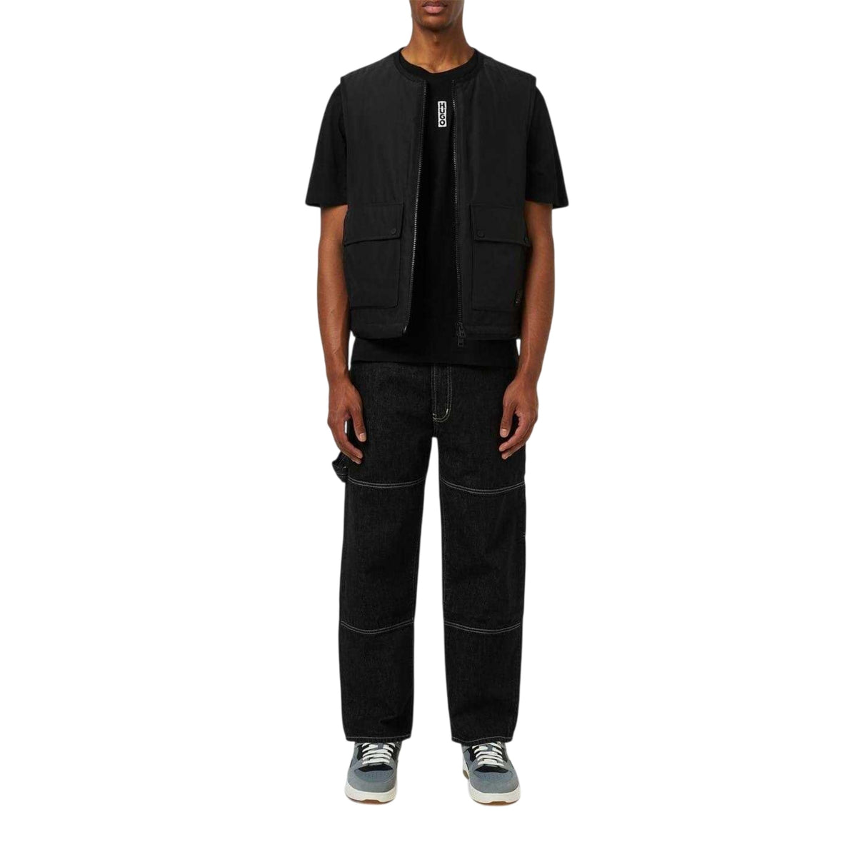 Black - Pack Shot - Hugo Mens Bontino Gilet