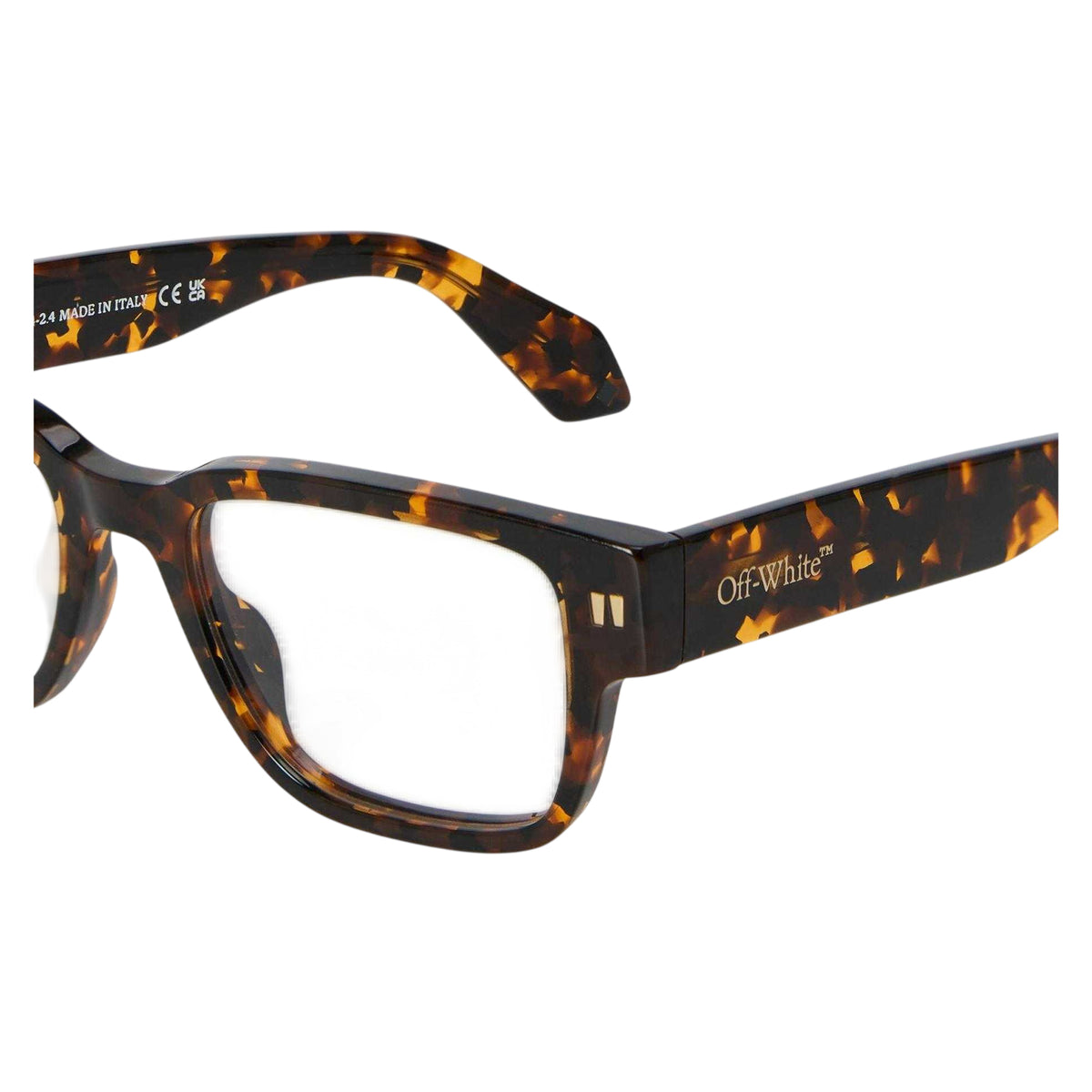 Havana - Side - Off White Style 7v Tortoise Shell Glasses