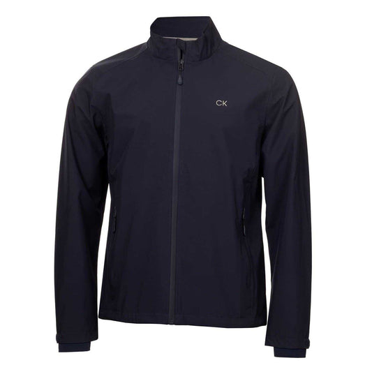 Navy - Front - Calvin Klein Mens Golf Waterproof Jacket