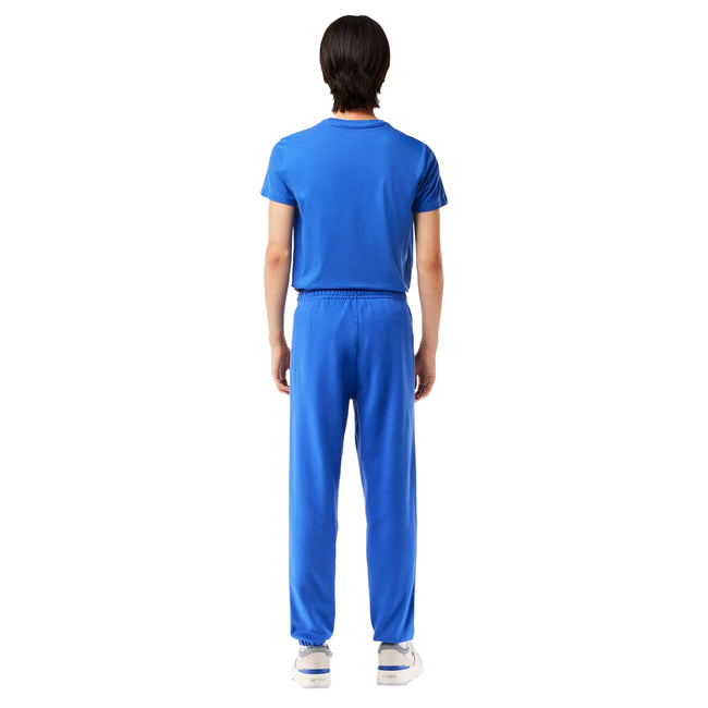 Blue - Back - Lacoste Mens Tapered Leg Jogging Bottoms